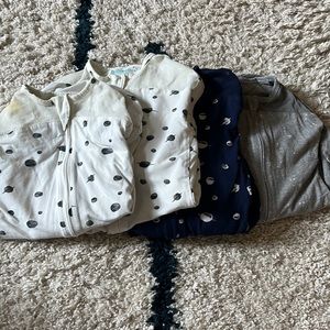 Four Snoo sleep sack swaddles (without wings)